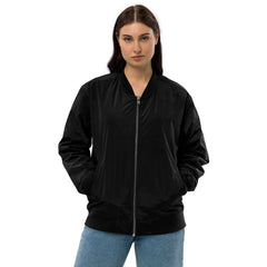 Women’s Recycled Bomber - Paw & Bone Heart Embroidery - Trejaket