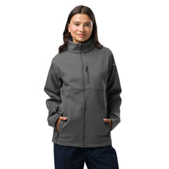 Women’s Columbia Soft Shell Jacket - Dogs Before Dudes Embroidery - Trejaket