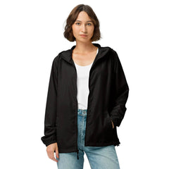 Women’s Lightweight Zip Up Windbreaker - Pop Art Dog Mom Design - Trejaket
