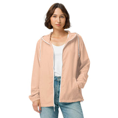 Women’s Lightweight Zip Up Windbreaker - Pop Art Dog Mom Design - Trejaket