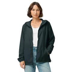 Women’s Lightweight Zip Up Windbreaker - Pop Art Dog Mom Design - Trejaket