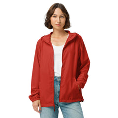 Women’s Lightweight Zip Up Windbreaker - Pop Art Dog Mom Design - Trejaket