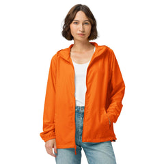 Women’s Lightweight Zip Up Windbreaker - Pop Art Dog Mom Design - Trejaket
