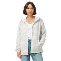 Women’s Lightweight Zip Up Windbreaker - Pop Art Dog Mom Design - Trejaket