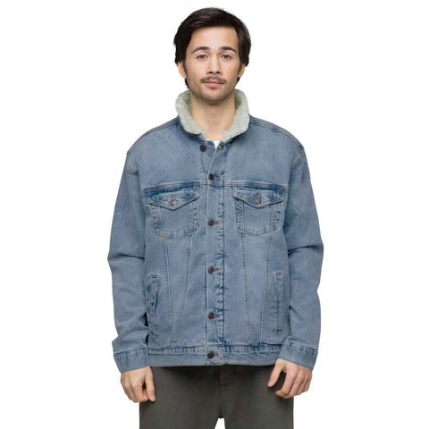 Unisex denim sherpa jacket