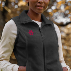 Women’s Columbia Fleece Vest - Heart Paw Embroidery - Trejaket